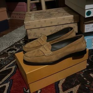 Tod’s suede loafers